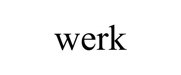 Trademark Logo WERK