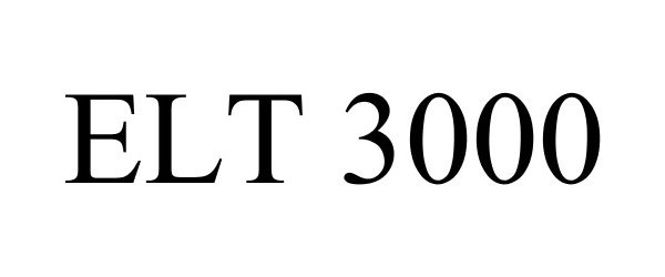 Trademark Logo ELT 3000