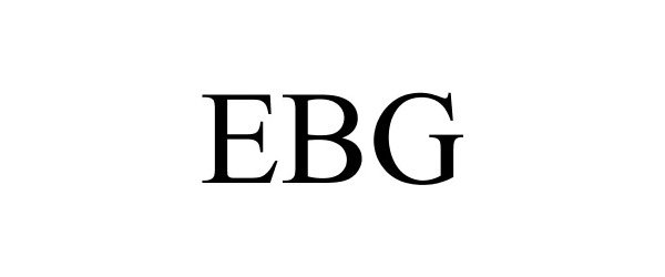 Trademark Logo EBG