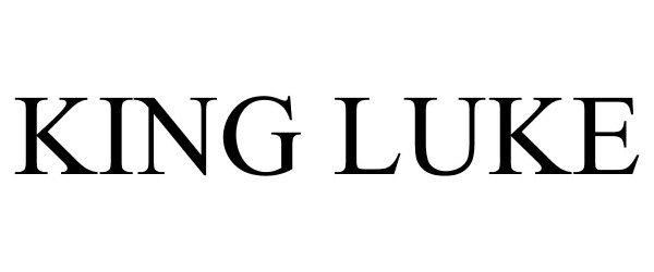 Trademark Logo KING LUKE