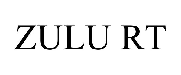 Trademark Logo ZULU RT