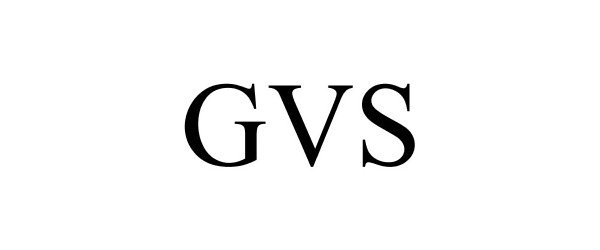 Trademark Logo GVS