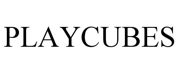 Trademark Logo PLAYCUBES