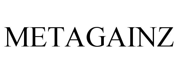 Trademark Logo METAGAINZ