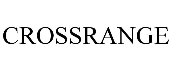 Trademark Logo CROSSRANGE