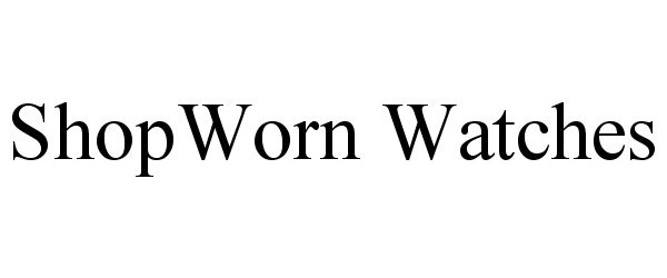 Trademark Logo SHOPWORN WATCHES