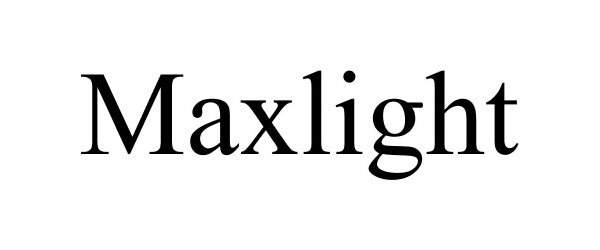 Trademark Logo MAXLIGHT