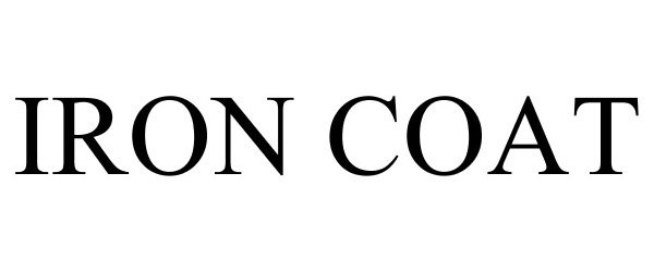 Trademark Logo IRON COAT
