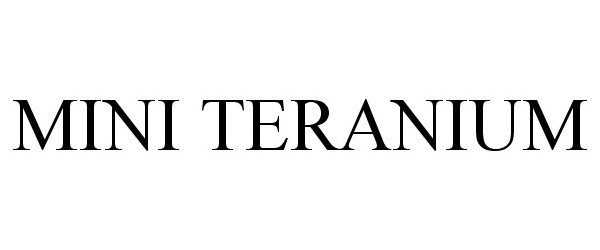 Trademark Logo MINI TERANIUM