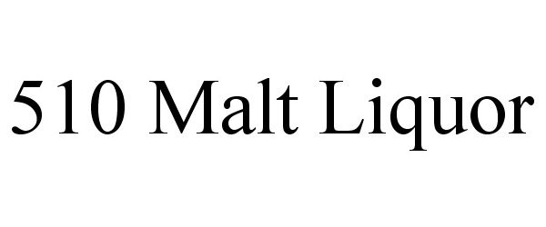 Trademark Logo 510 MALT LIQUOR