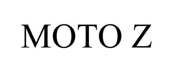 Trademark Logo MOTO Z
