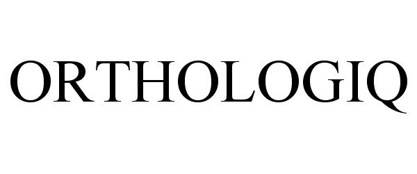  ORTHOLOGIQ