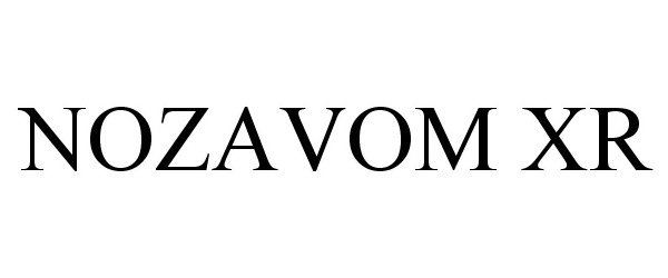  NOZAVOM XR