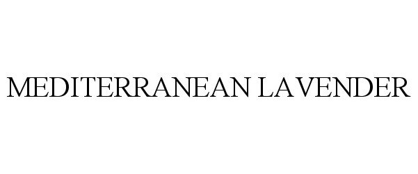 Trademark Logo MEDITERRANEAN LAVENDER