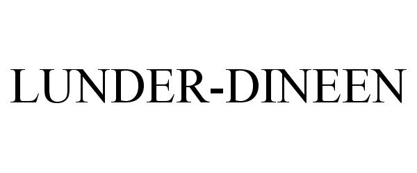Trademark Logo LUNDER-DINEEN