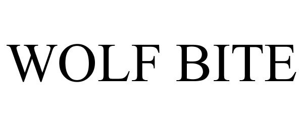Trademark Logo WOLF BITE