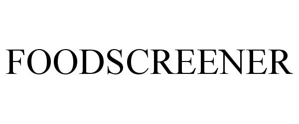  FOODSCREENER