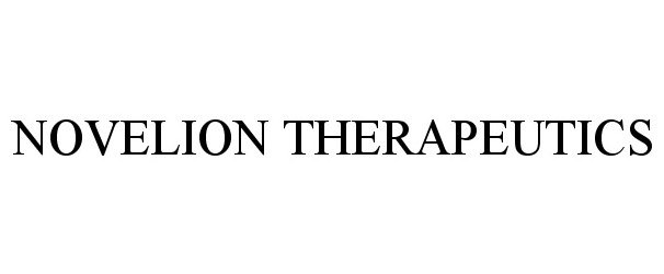  NOVELION THERAPEUTICS