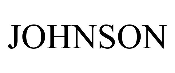 Trademark Logo JOHNSON