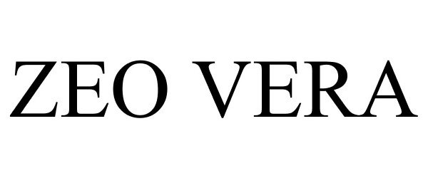 Trademark Logo ZEO VERA