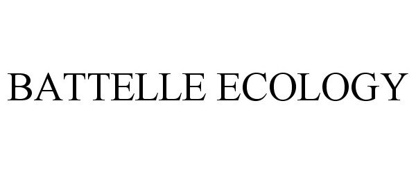  BATTELLE ECOLOGY