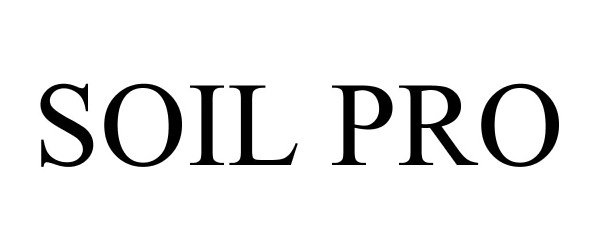 Trademark Logo SOIL PRO
