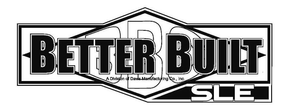 Trademark Logo BBC BETTER BUILT A DIVISION OF DAWS MANUFACTURING CO., INC. SLE