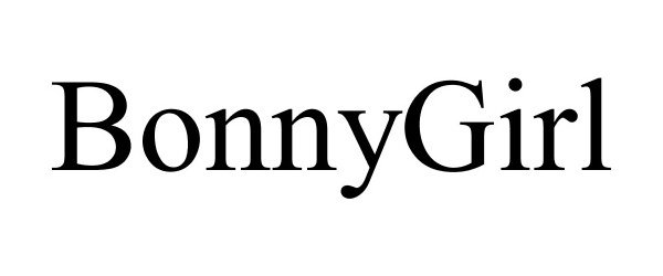 Trademark Logo BONNYGIRL