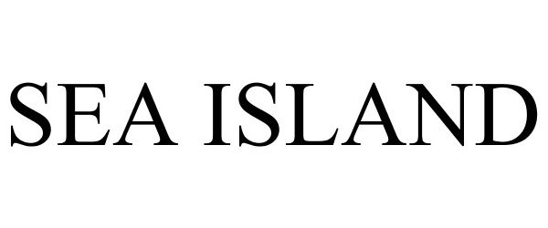 Trademark Logo SEA ISLAND