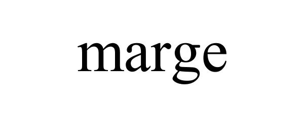 Trademark Logo MARGE