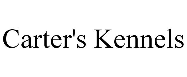  CARTER'S KENNELS