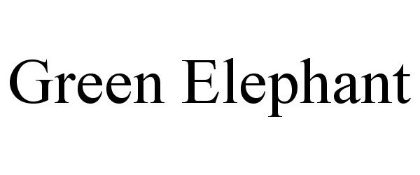 Trademark Logo GREEN ELEPHANT