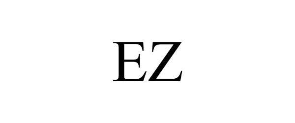 Trademark Logo EZ