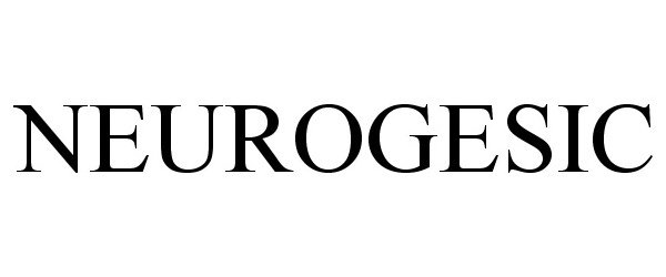 Trademark Logo NEUROGESIC
