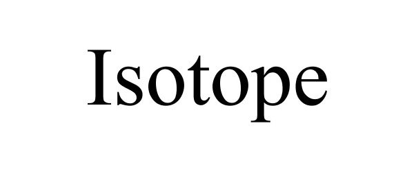 Trademark Logo ISOTOPE