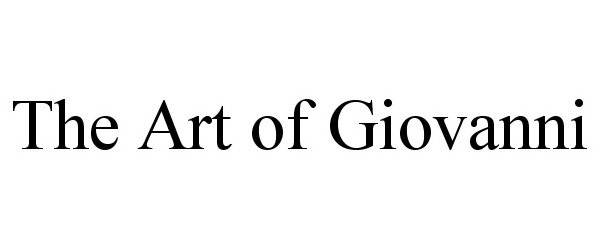  THE ART OF GIOVANNI