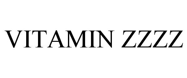 Trademark Logo VITAMIN ZZZZ