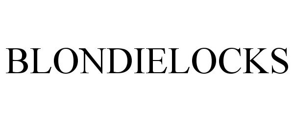 Trademark Logo BLONDIELOCKS
