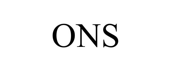 Trademark Logo ONS