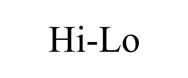 Trademark Logo HI-LO