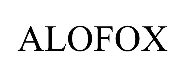 Trademark Logo ALOFOX