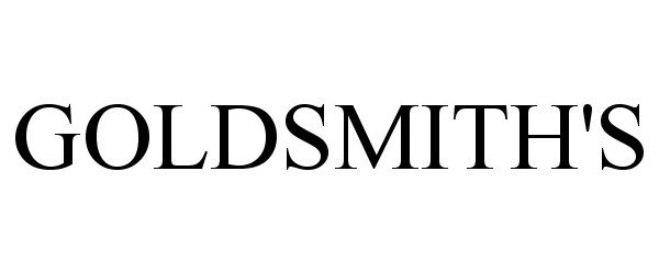 Trademark Logo GOLDSMITH'S