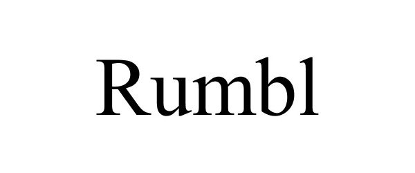 Trademark Logo RUMBL