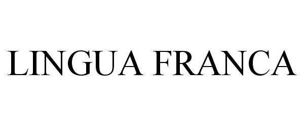 LINGUA FRANCA