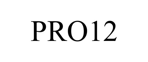 Trademark Logo PRO12