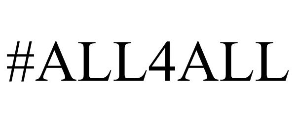 Trademark Logo #ALL4ALL