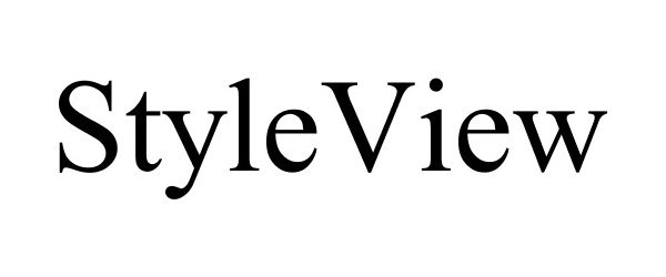 Trademark Logo STYLEVIEW