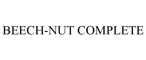 Trademark Logo BEECH-NUT COMPLETE