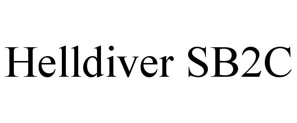 Trademark Logo HELLDIVER SB2C