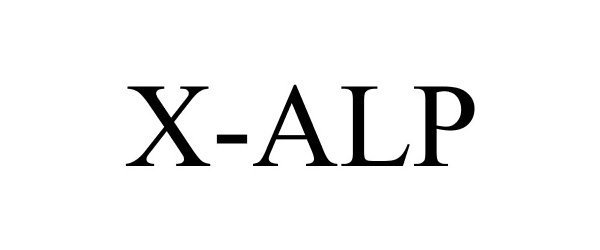 Trademark Logo X-ALP